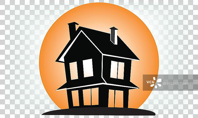 圣诞节万圣节标志剪影家庭图片素材