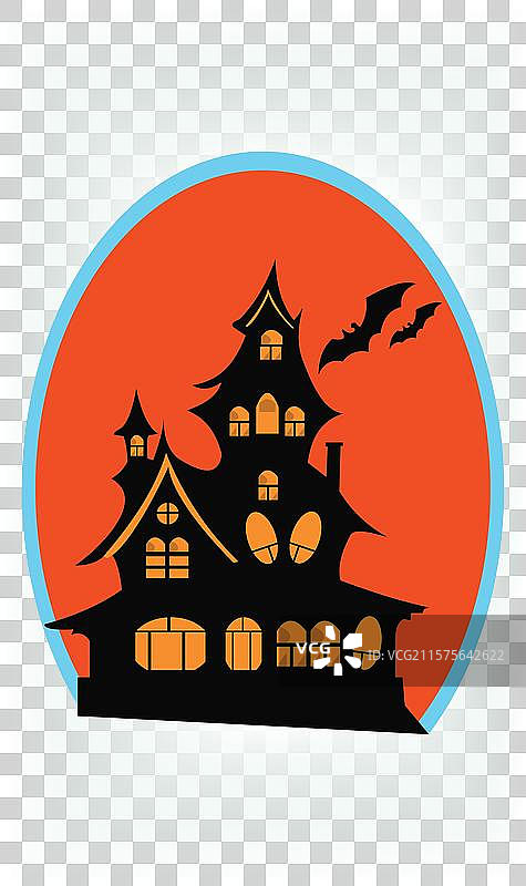 圣诞节万圣节标志剪影家庭图片素材