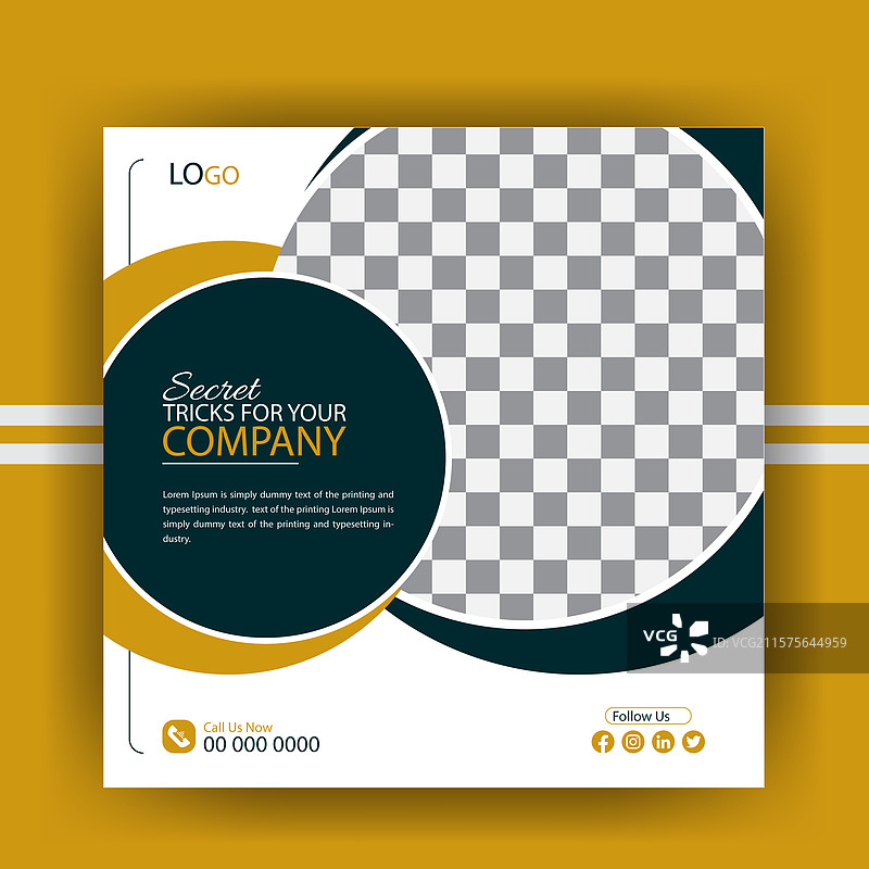 创意多彩的商业社交媒体帖子图片素材