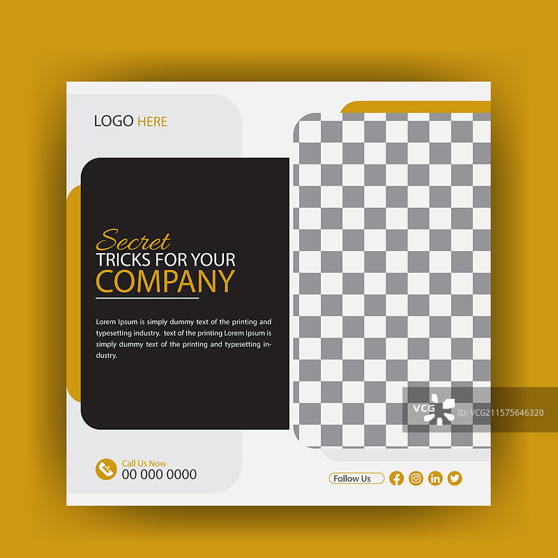 社交媒体帖子创意营销横幅图片素材