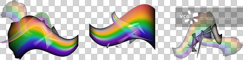 光棱折射光晕叠加效果图片素材