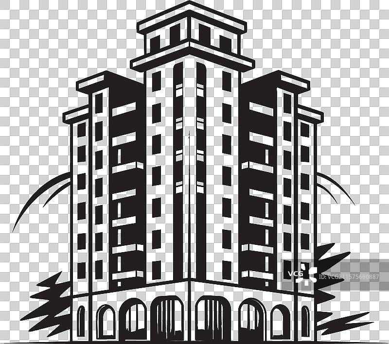 城市风景挂毯印象多花图片素材