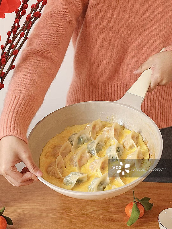 鸡蛋煎饺图片素材