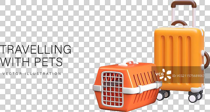 带宠物旅行的概念与规则图片素材