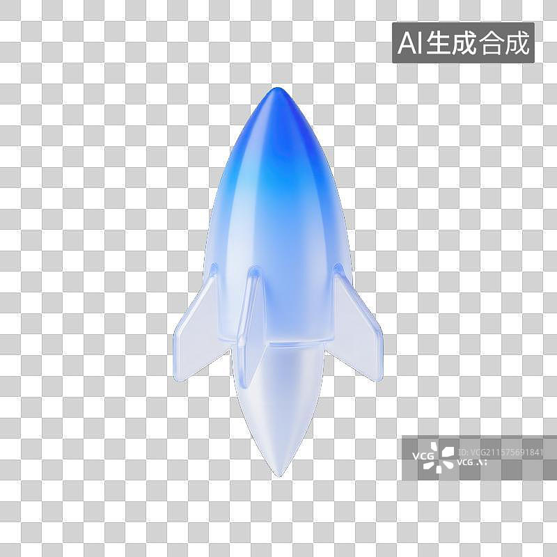 【AI数字艺术】科技创新未来起航火箭升空图片素材