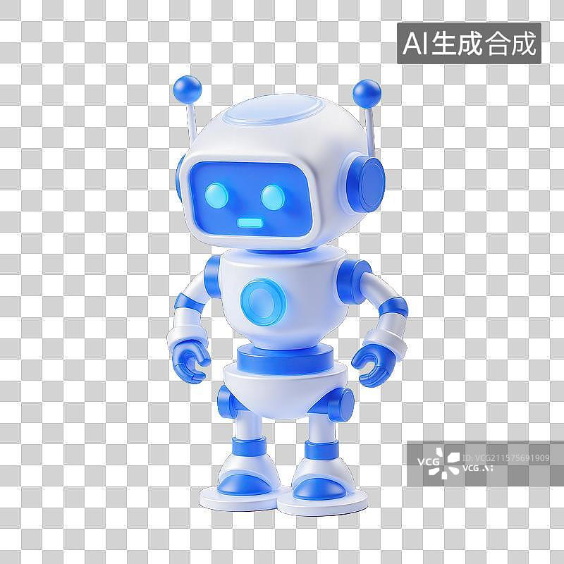 【AI数字艺术】科技感十足的AI机器人图片素材