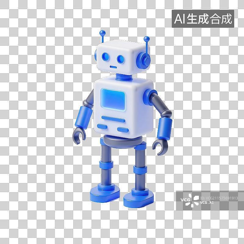 【AI数字艺术】科技感十足的AI机器人图片素材