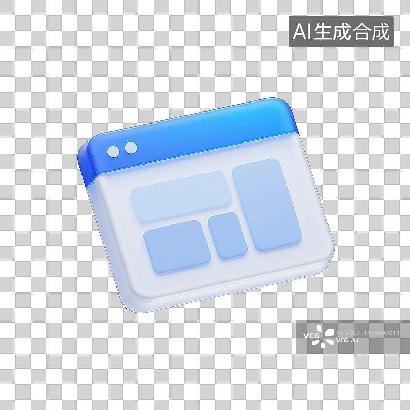 【AI数字艺术】科技简洁的UI界面图片素材