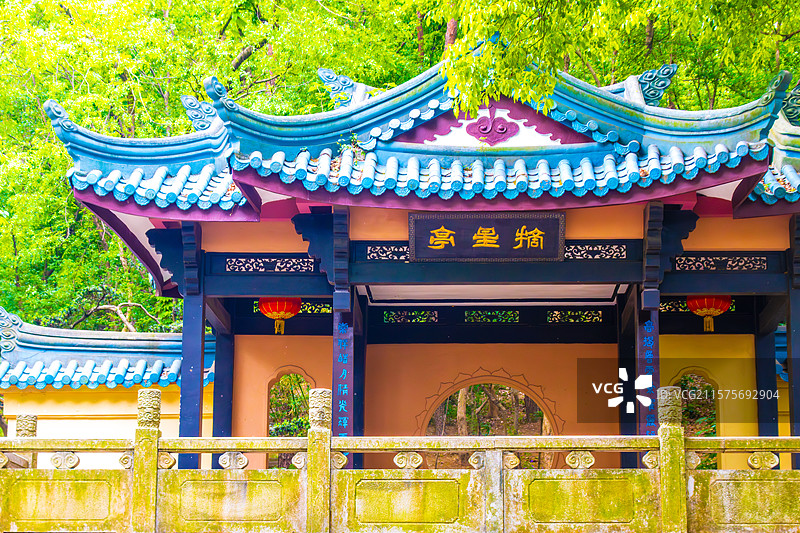 鼋头渚太湖仙岛摘星亭图片素材