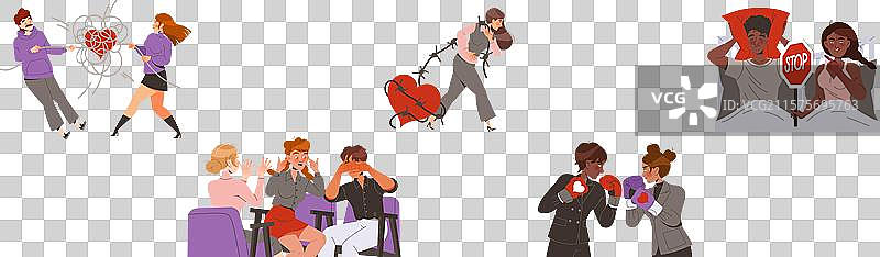 男女关系中的问题与痛苦图片素材