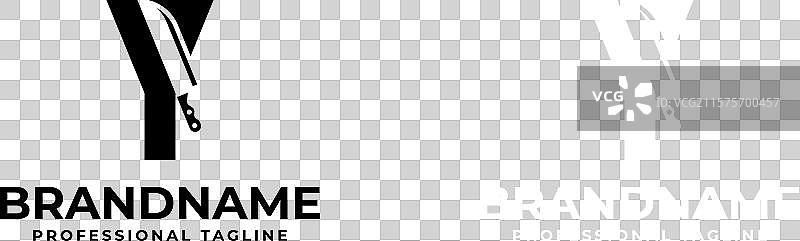 屠夫店的字母Y刀具标志图片素材