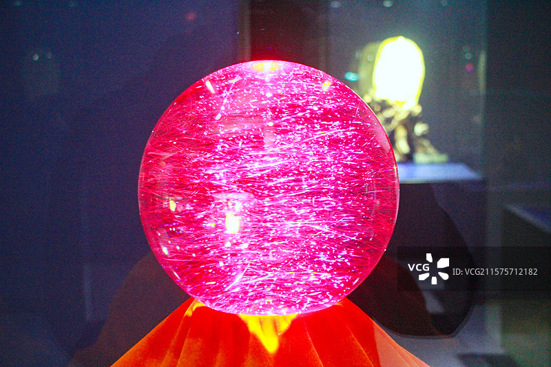 中国东海水晶博物馆里的水晶珍藏品图片素材