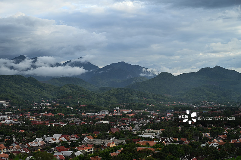 琅勃拉邦 普西山顶图片素材