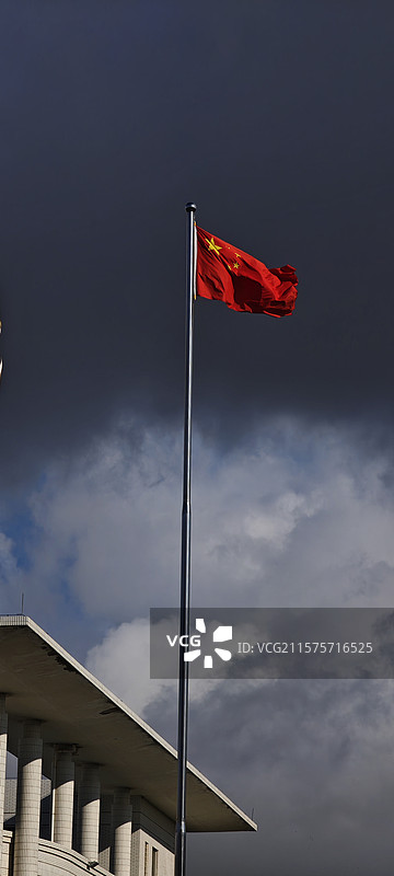 升旗仪式开始图片素材