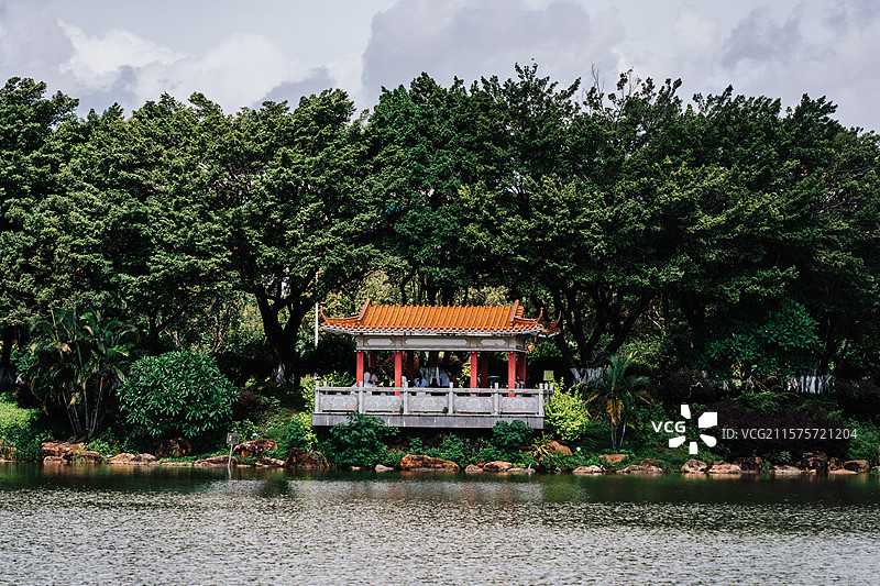 佛山三水河口文塔公园图片素材