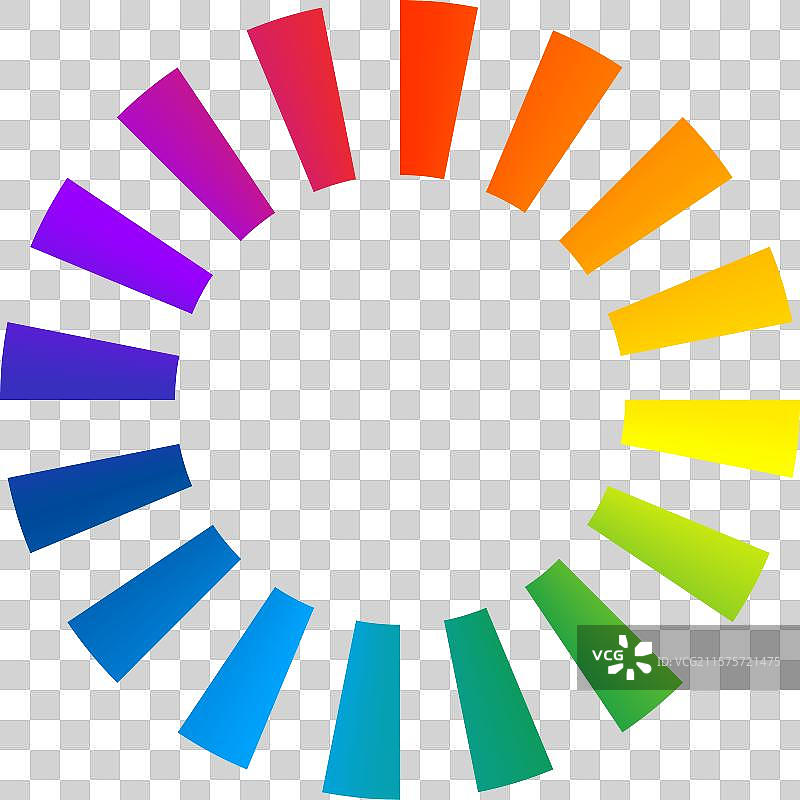 加载条状态图标已加载彩虹图标图片素材