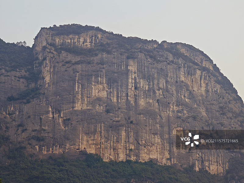 四川绵阳北川羌族自治县山区鹰嘴岩图片素材