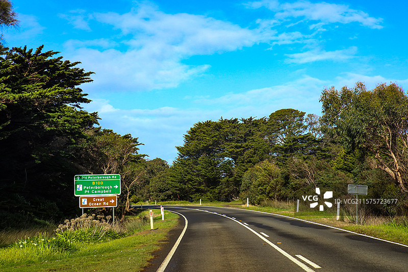 澳大利亚维多利亚洲公路景观图片素材