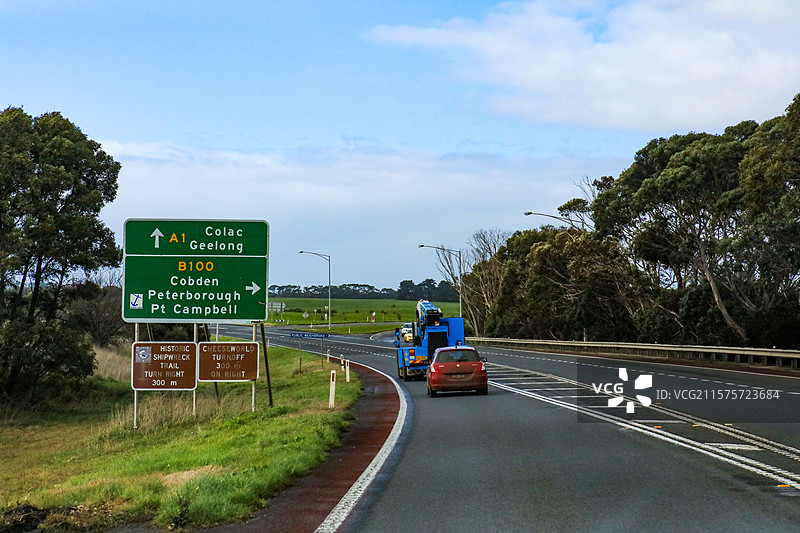 澳大利亚维多利亚洲公路景观图片素材