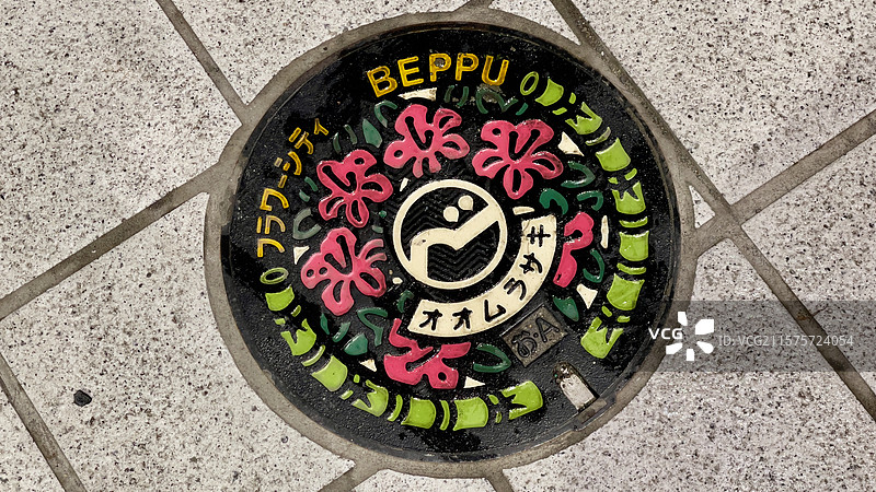 日本井盖图片素材