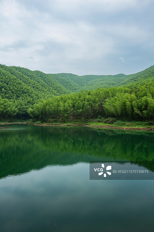 兴文僰王山寿山湖自然风光图片素材