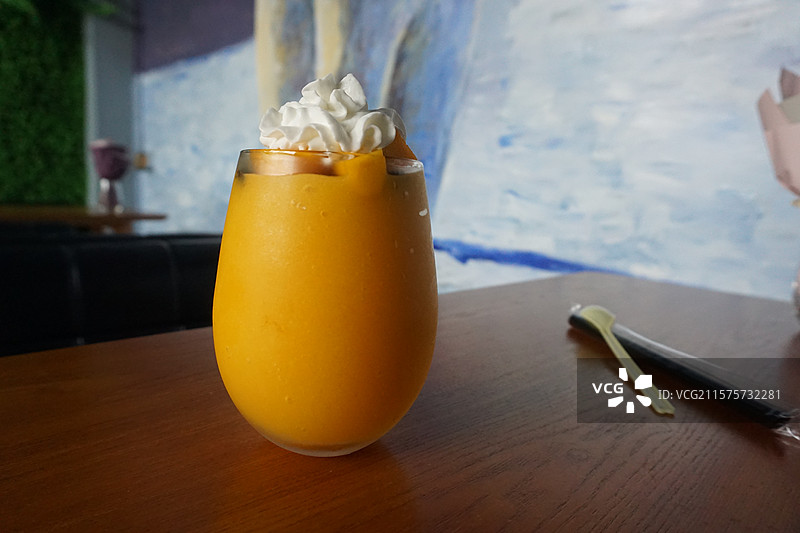 芒果奶昔图片素材