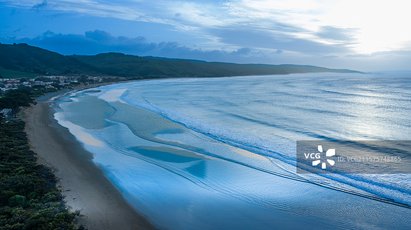 澳大利亚维多利亚洲著名的阿波罗湾图片素材