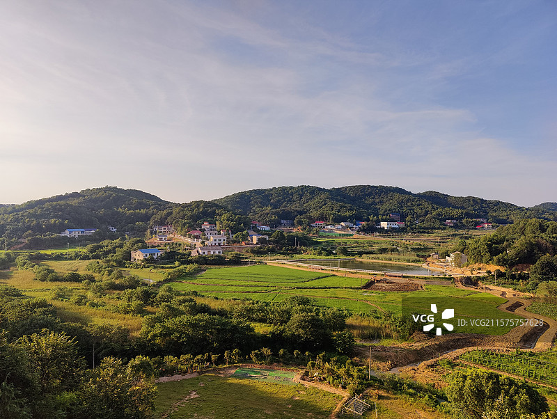 长沙县乡村风光图片素材
