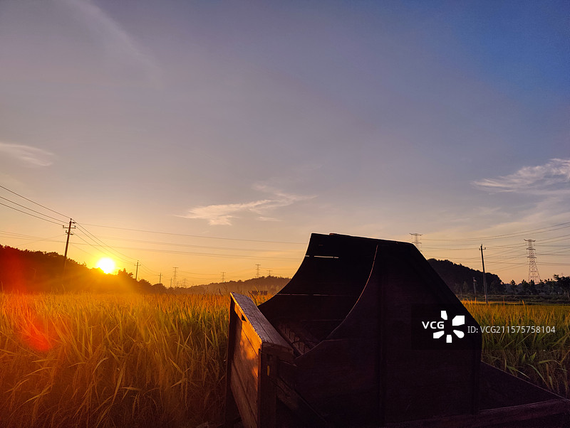 长沙县乡村风光图片素材