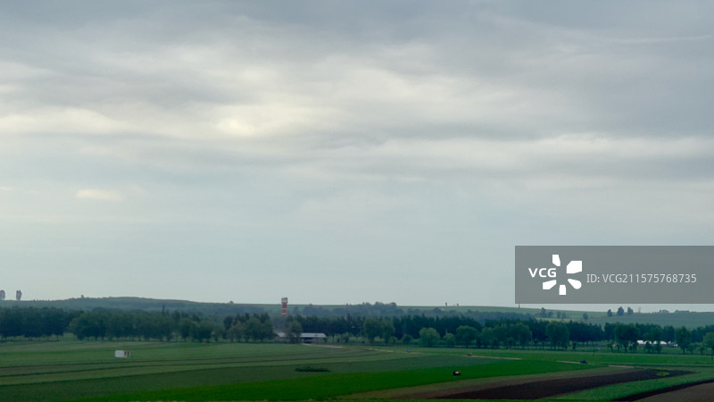 东北农村春节田野景色图片素材