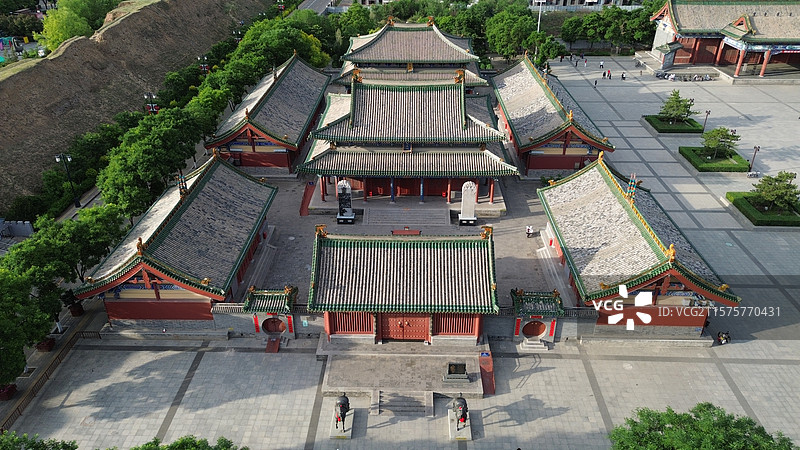 朔州古城尉迟敬德庙图片素材