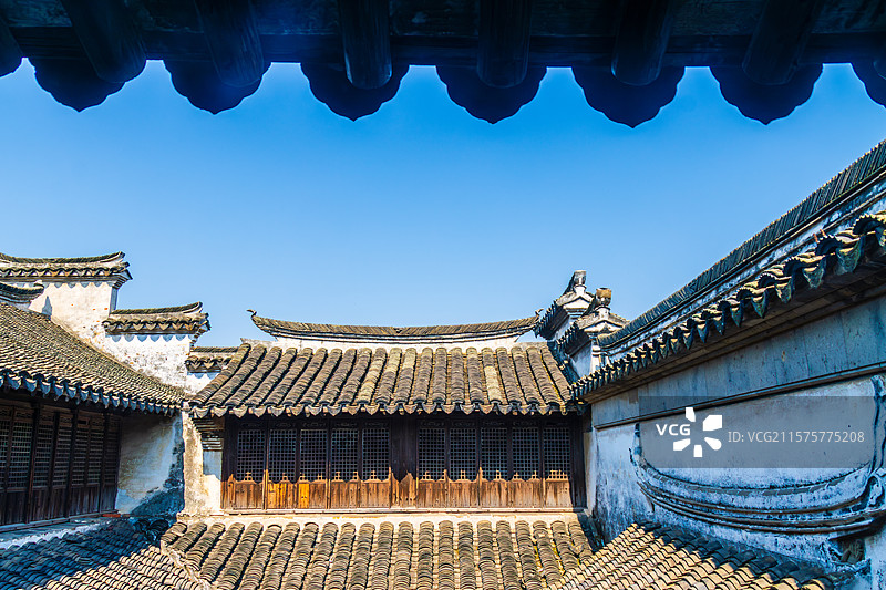 敬修堂建筑-苏州西山东村古村图片素材