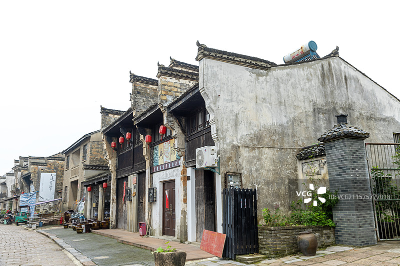 安徽省铜陵市大通古镇风光图片素材