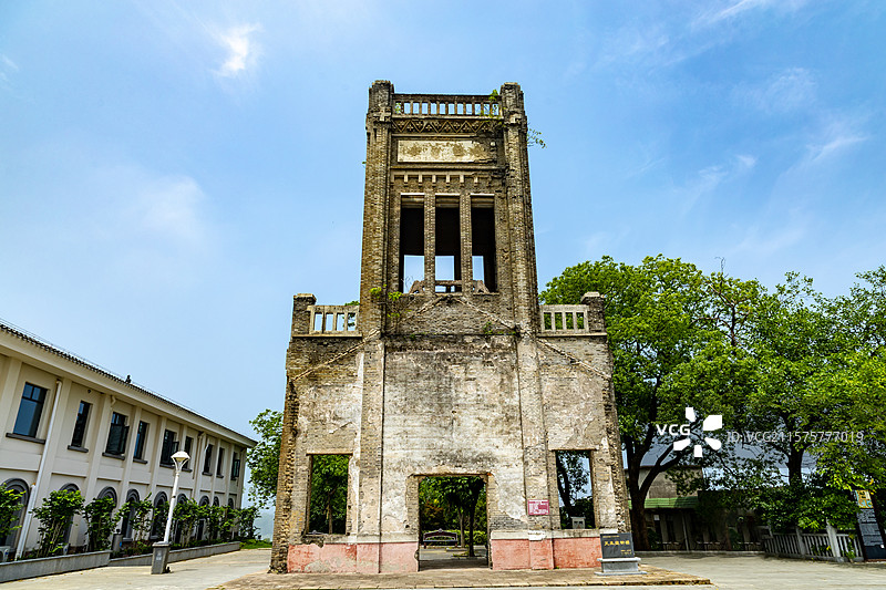 安徽省铜陵市大通古镇风光图片素材