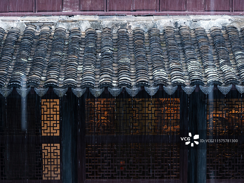 古镇周庄首富沈万三故居图片素材