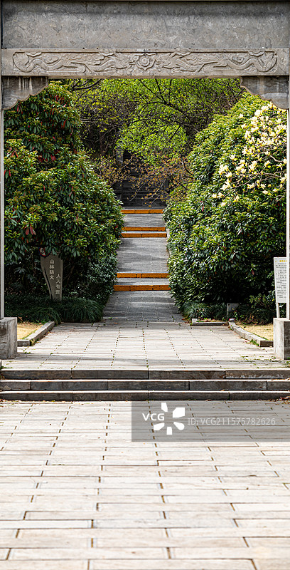 江苏徐州彭祖园寿山大彭阁春色景观图片素材