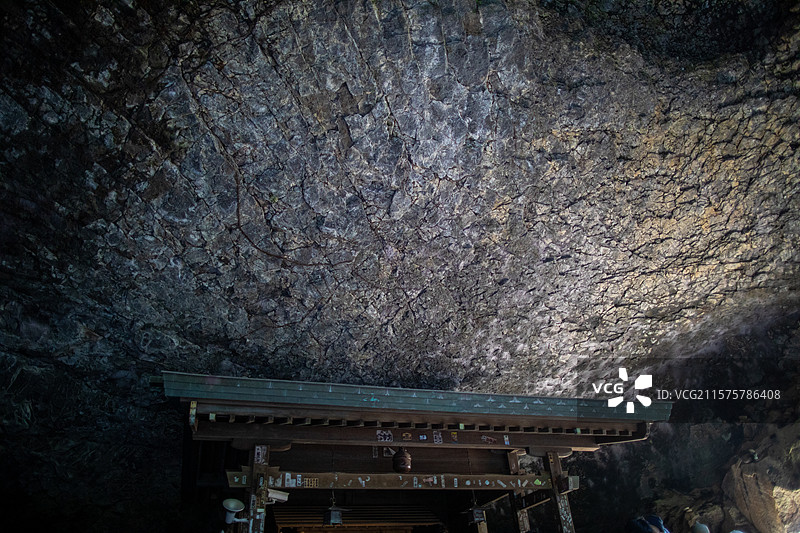亚洲日本宫崎县高千穗天岩户神社的风光图片素材
