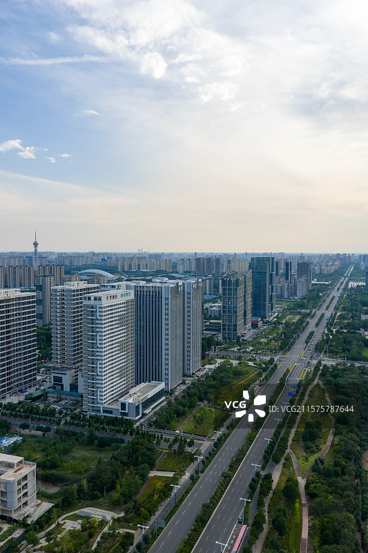 河南周口 文昌大道 佳利财富中心 全季酒店  昌建湖畔国际 金融大厦 商务中心 CBD 摩天大楼图片素材