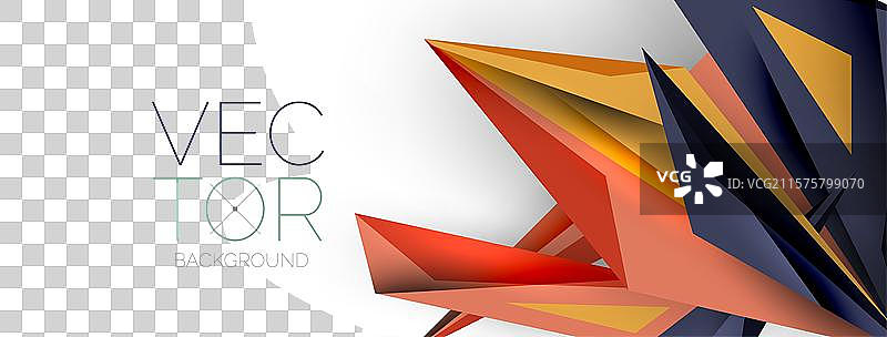 极简几何抽象背景低多边形图片素材