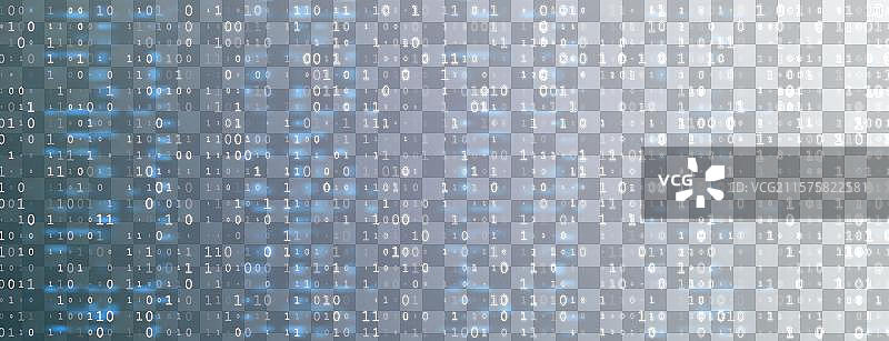 深红色背景上的数字二进制代码数据图片素材