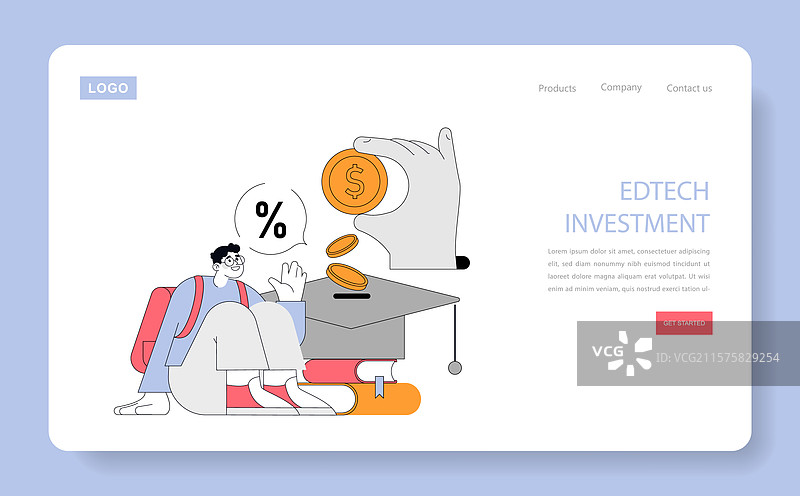 教育扁平化图片素材
