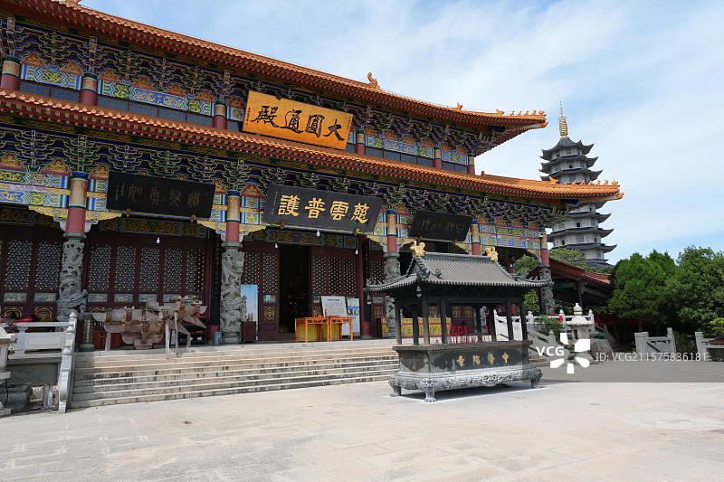 温州市洞头区中普陀寺大圆通殿图片素材