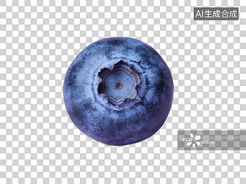 【AI数字艺术】3D渲染，蓝莓，新鲜水果免抠元素图片素材