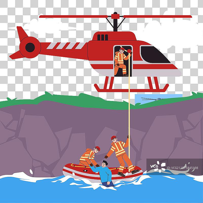 搜救队消防员官员图片素材