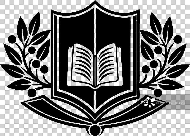 克里莫夫家族图书馆的纹章图片素材