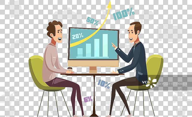 头脑风暴与创意商务会议图片素材