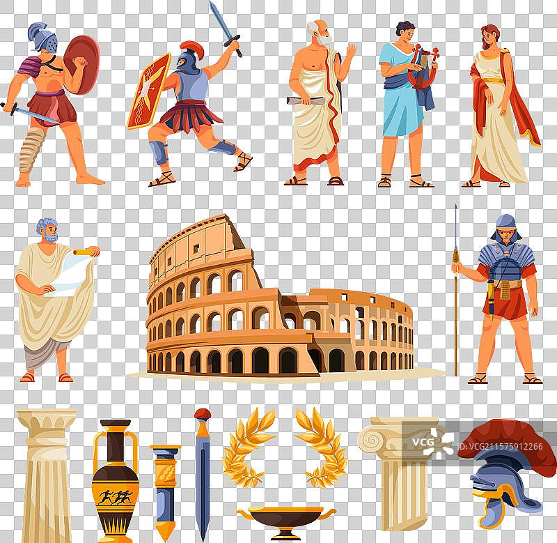 古罗马帝国 罗马文明 人们图片素材