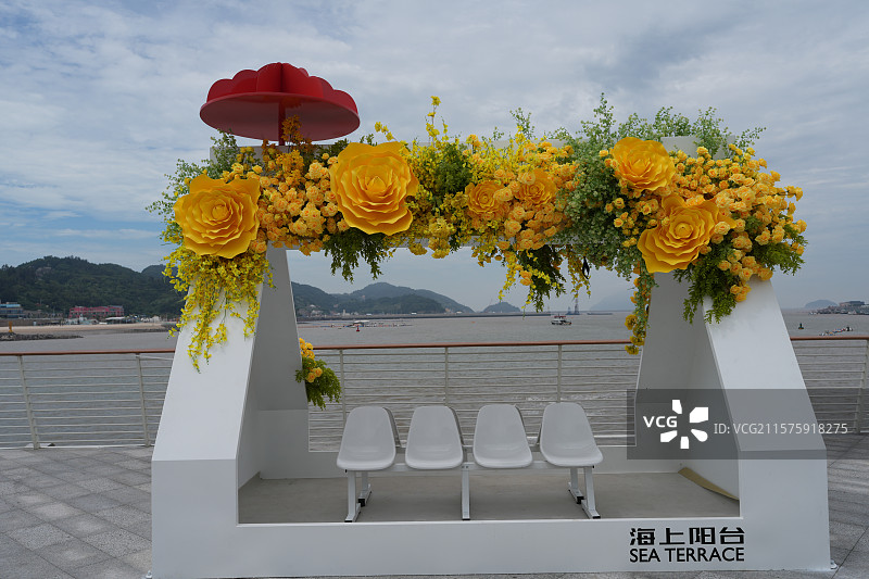 温州市洞头区洞头村海上阳台图片素材