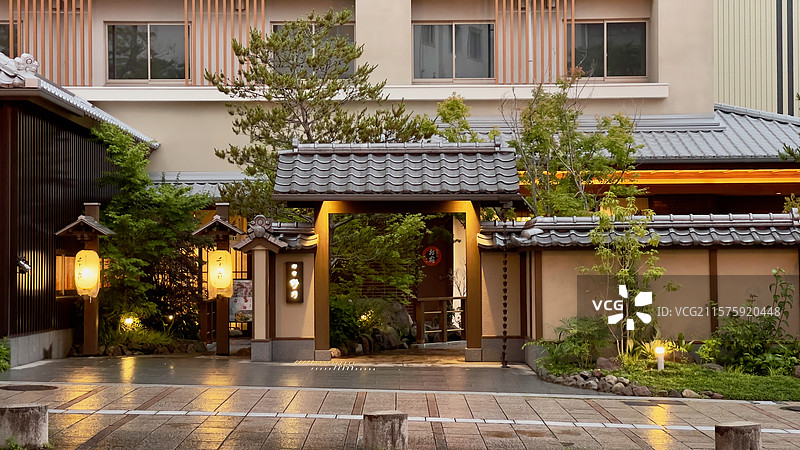 别府街头景色图片素材