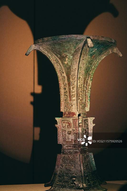 夔龙纹觚图片素材